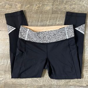 lululemon athletica Black and White Leggings